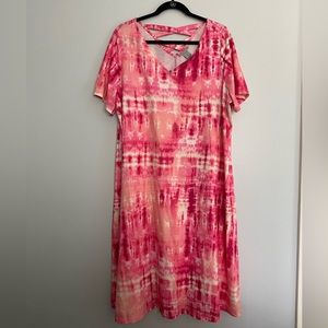 Catherines Midi Tie Dye Dress